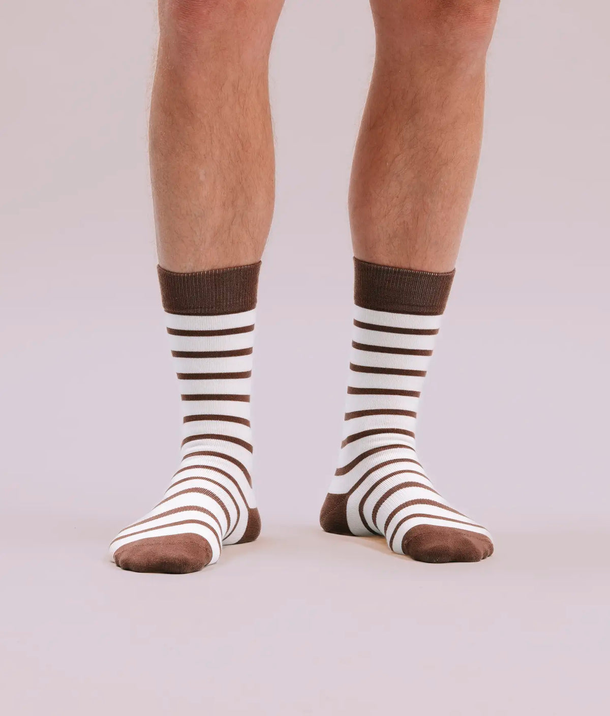 Mens Crew Sock - Cotton Blend - Mustang Comi Stripe