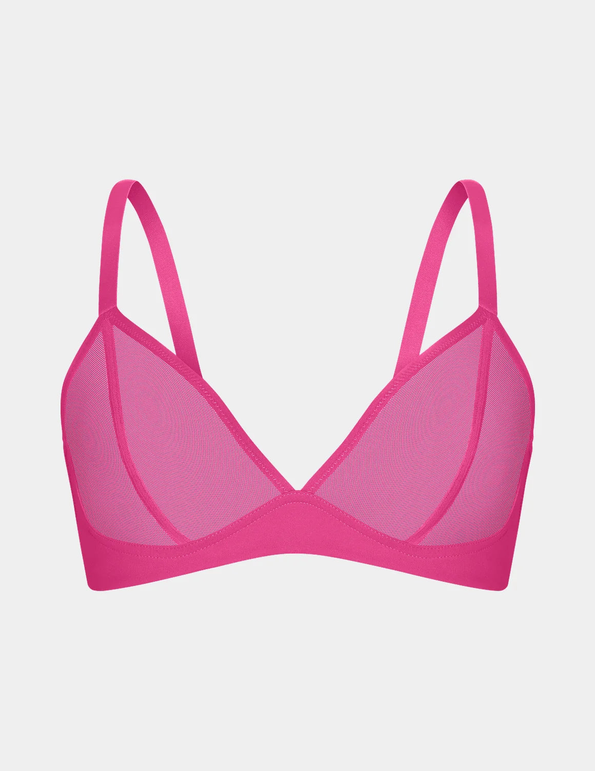 Mesh Deep V Bra