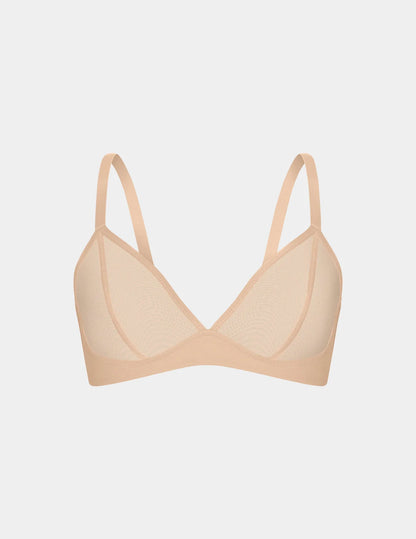 Mesh Deep V Bra
