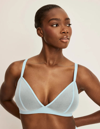 Mesh Deep V Bra