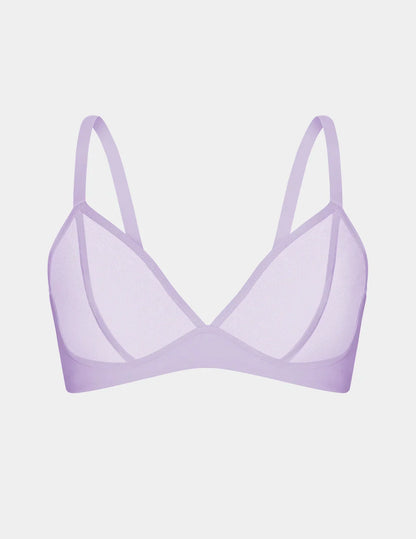 Mesh Deep V Bra