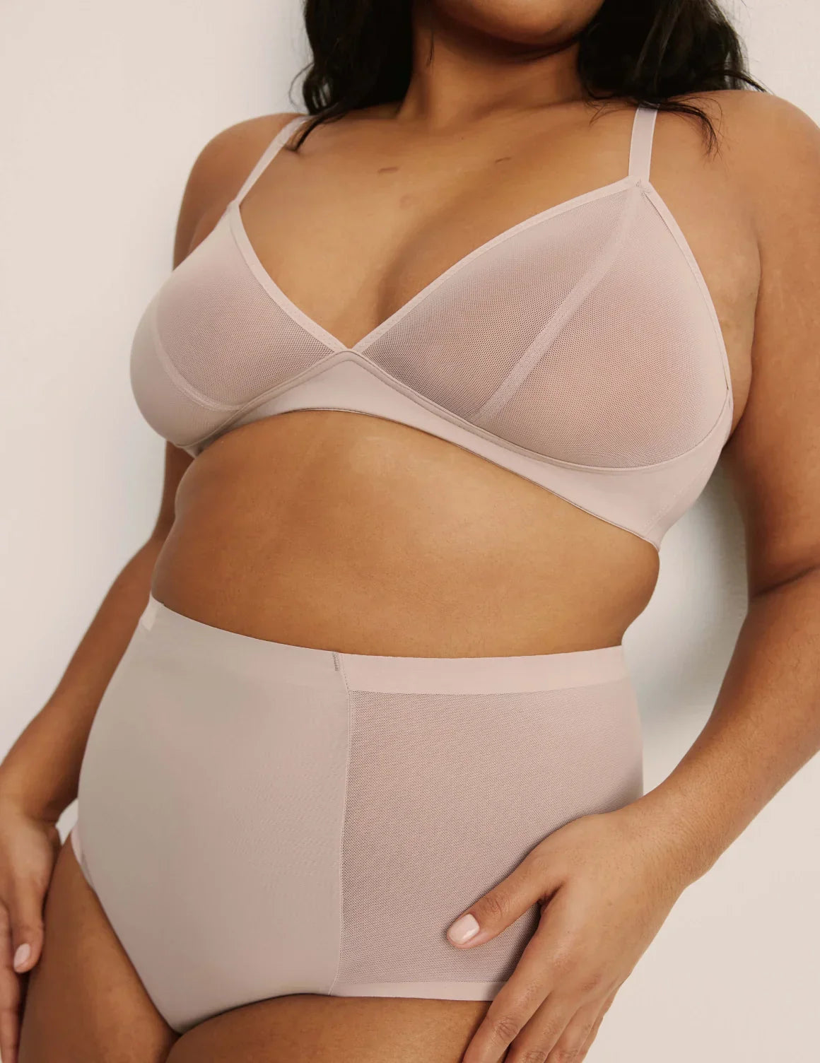 Mesh Deep V Bra - Last Call