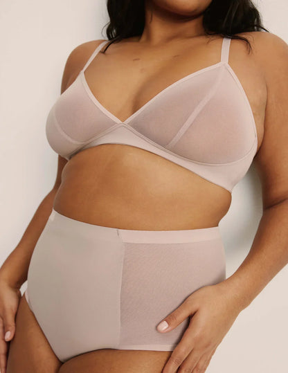 Mesh Deep V Bra - Last Call