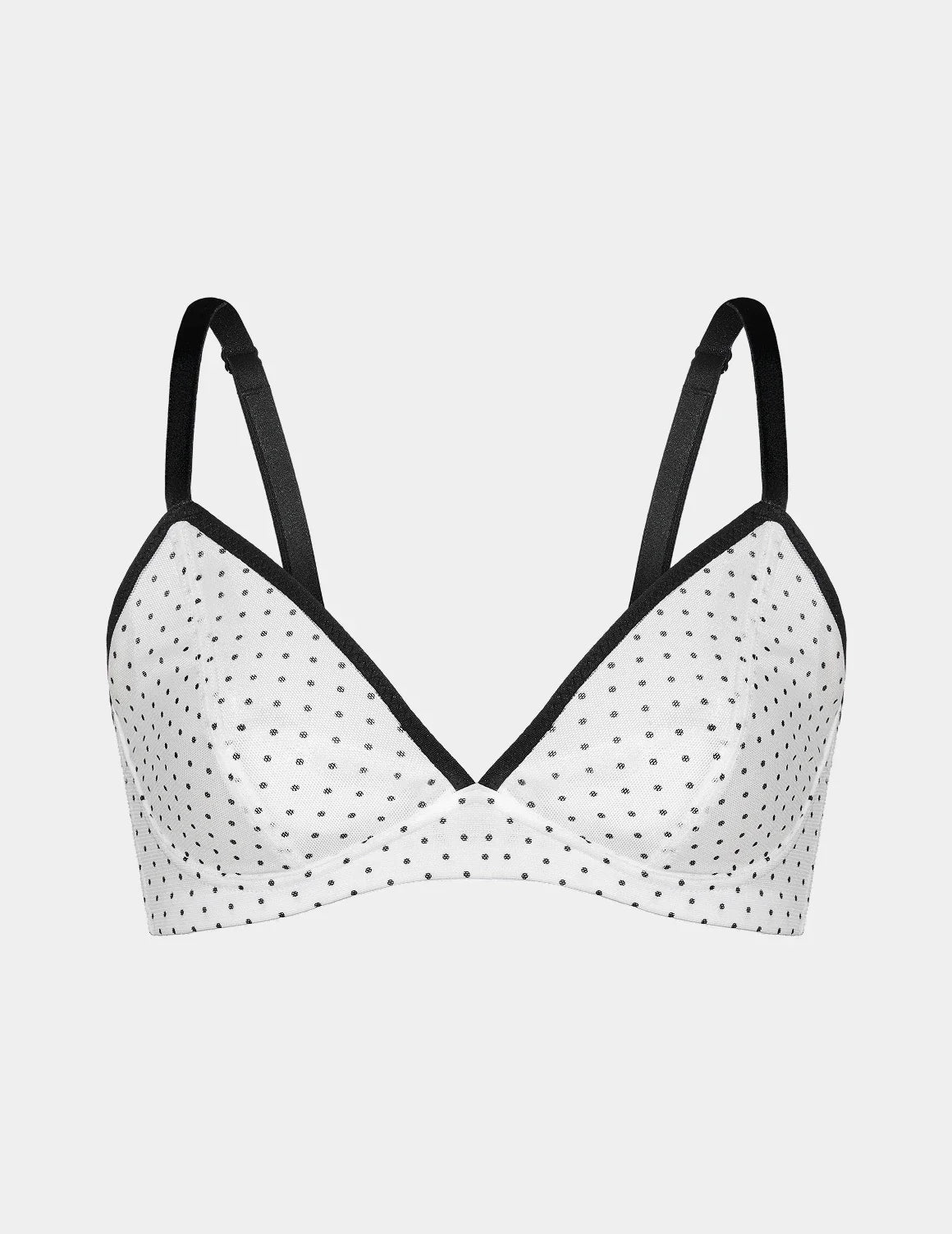 Mesh Deep V Bra