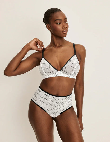 Mesh Deep V Bra