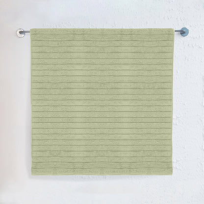 Elegant Comfort 1-Piece Premium Turkish Cotton Corduroy Stripe Jumbo Towel, 35x 70 inch