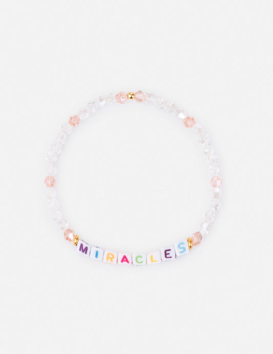 Elevated Faith Miracles Letter Bracelet