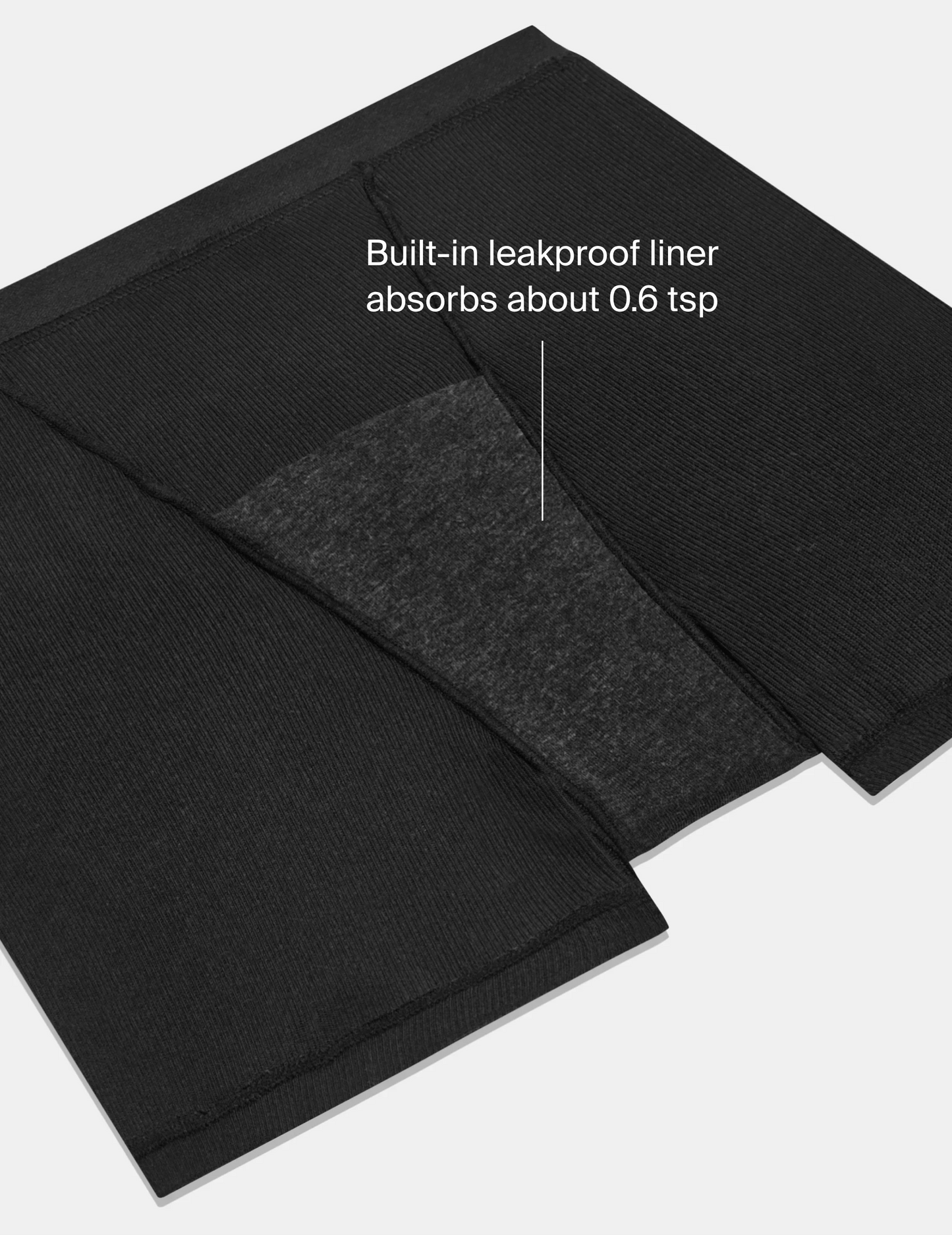Leakproof Logo Modal Rib Boxer Brief - Last Call