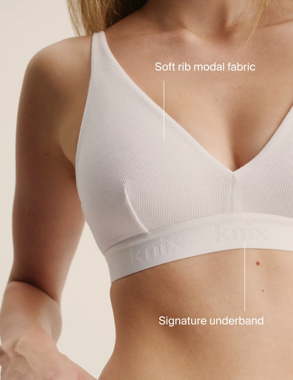 Logo Rib Modal Bralette - Last Call