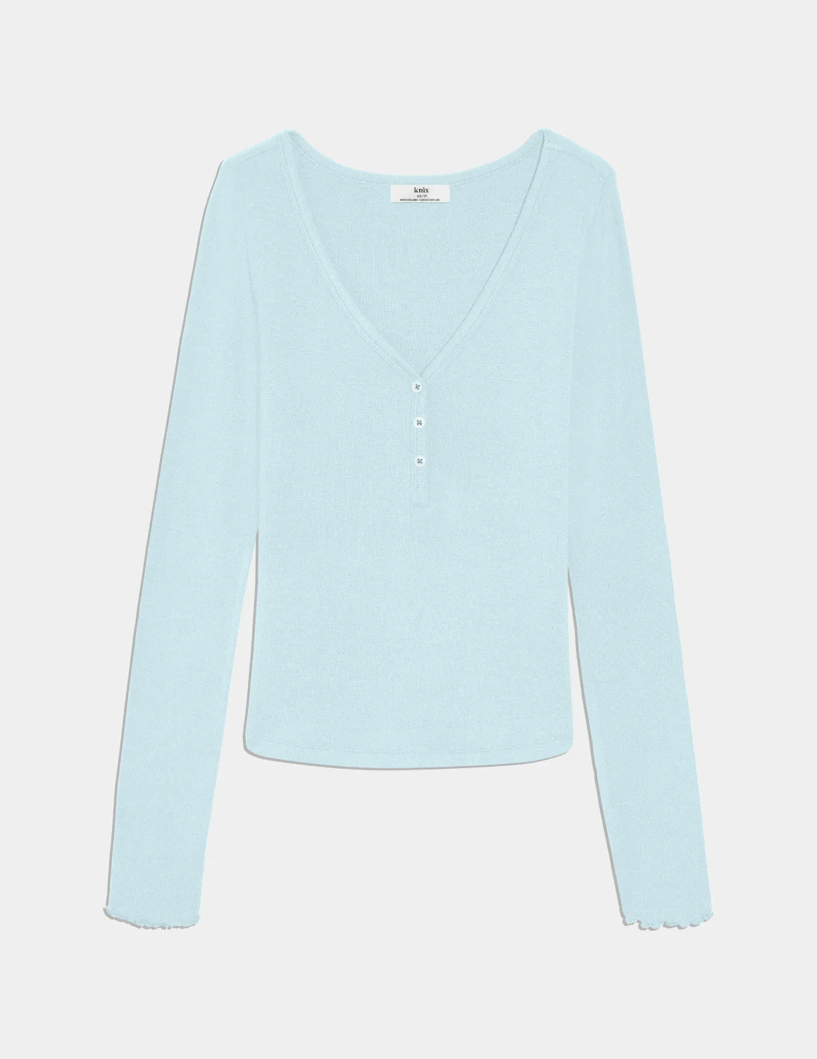 Modal Rib Long Sleeve Henley