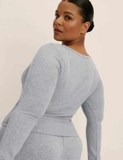 Modal Rib Long Sleeve Henley