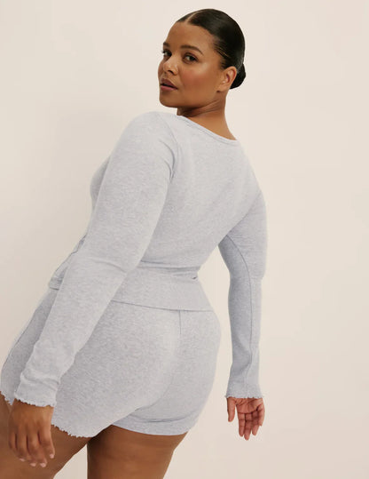 Modal Rib Henley Sleep Set