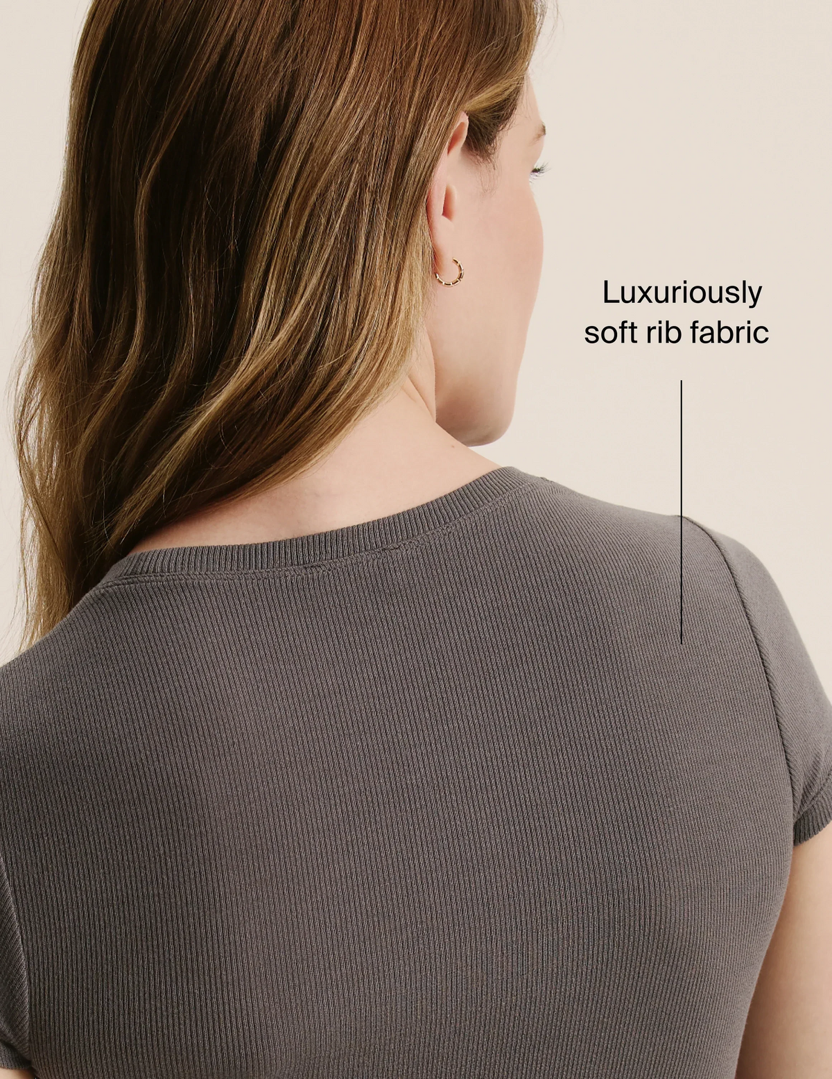 Modal Rib T-Shirt - Last Call