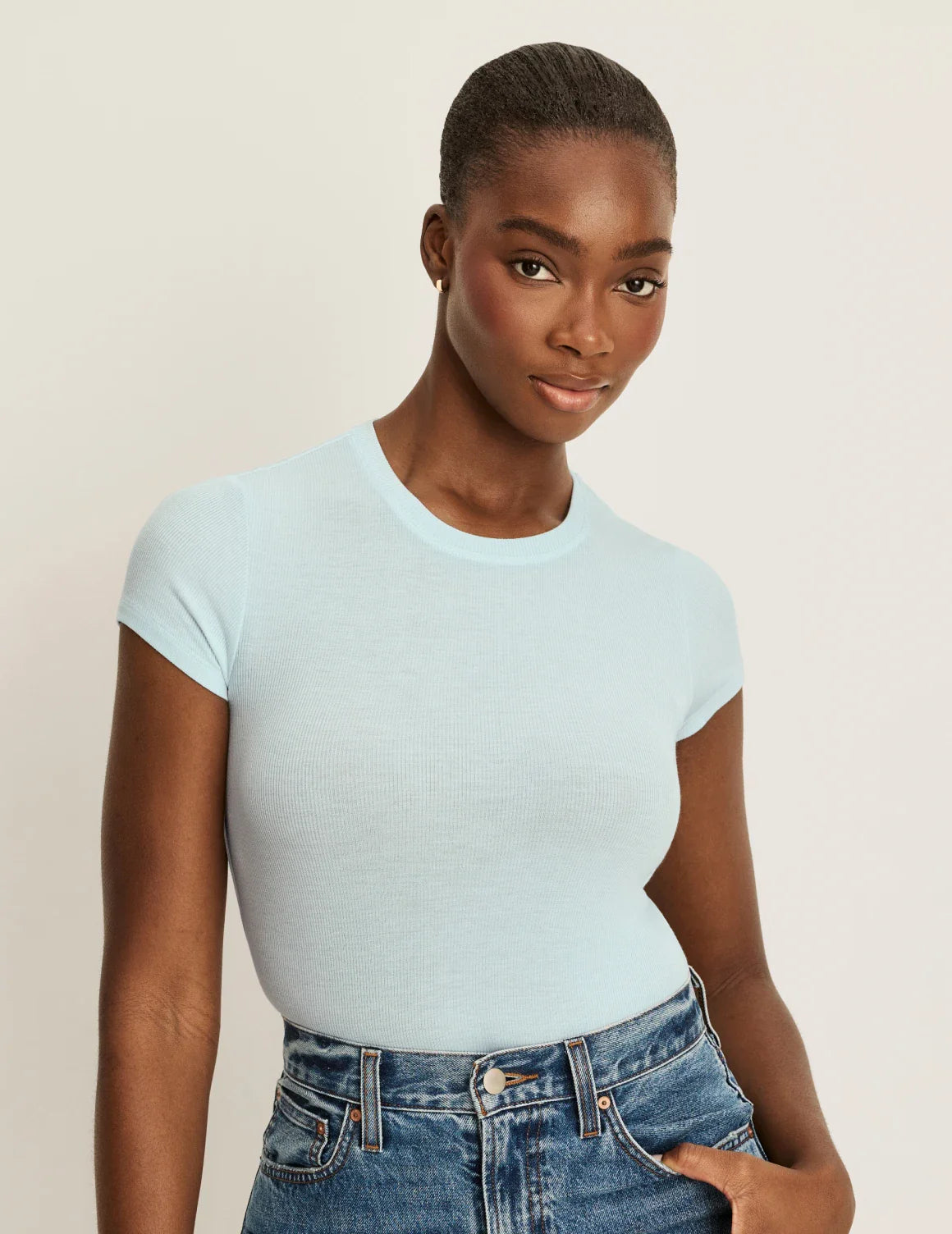 Modal Rib T-Shirt