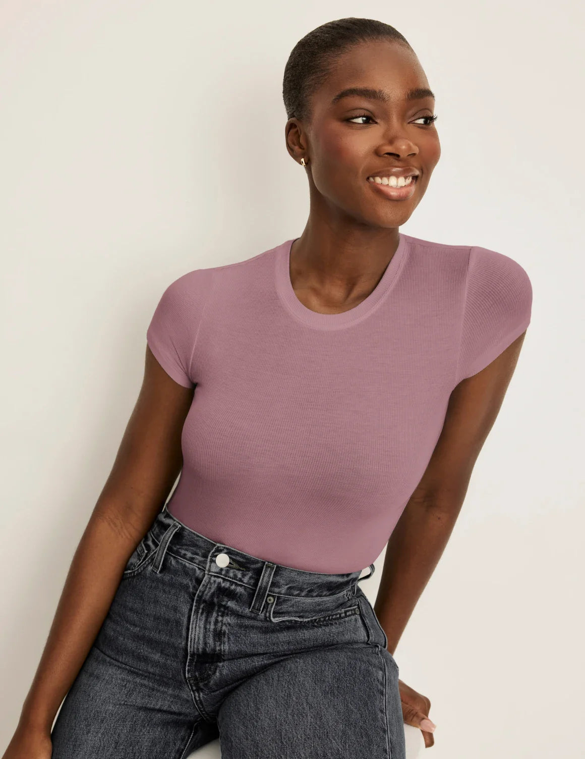 Modal Rib T-Shirt