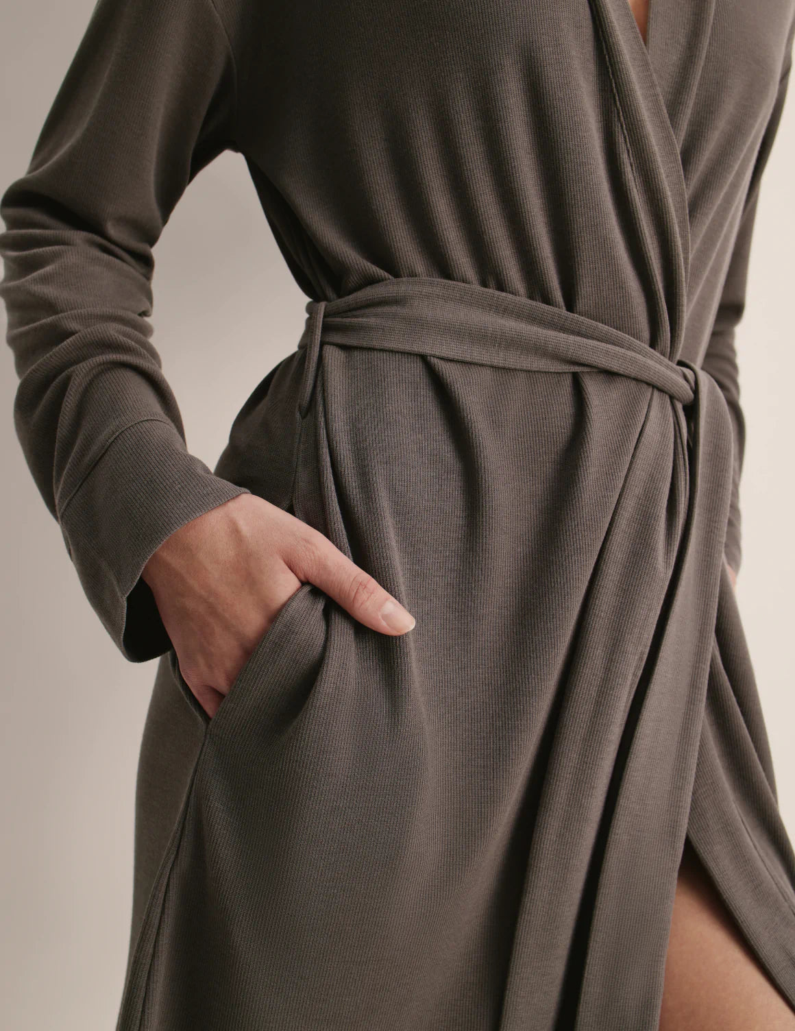 Modal Rib Robe - Last Call