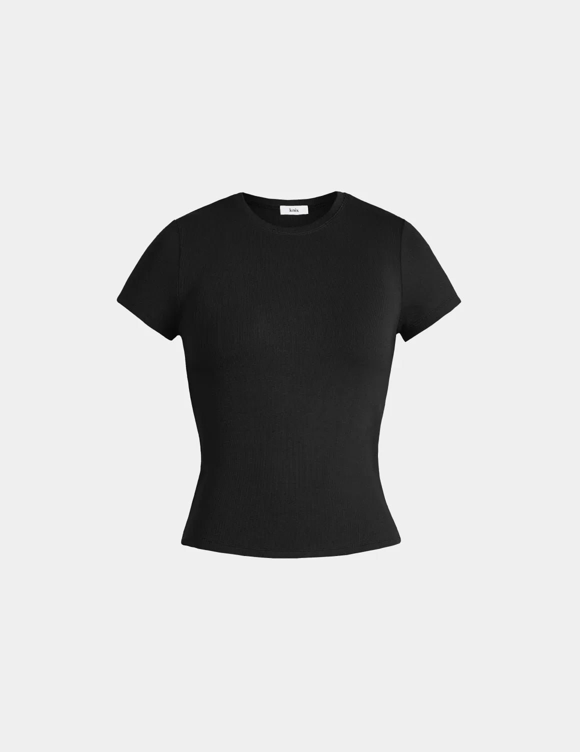Modal Rib Tee (Black)