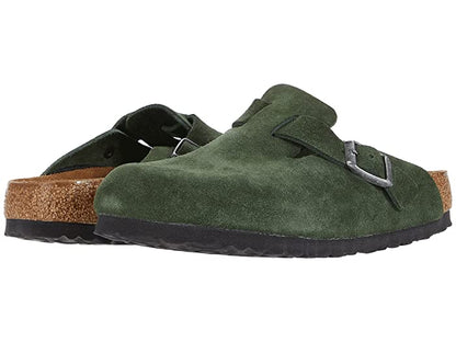 Birkenstock Boston Suede Leather Clogs