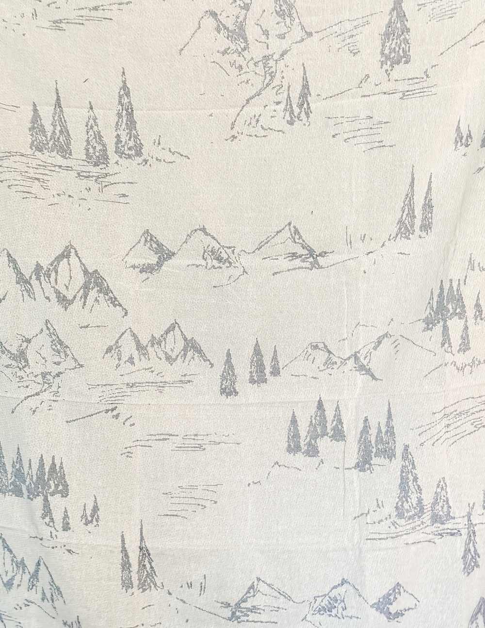 Elevated Faith Mountainscape Throw Blanket