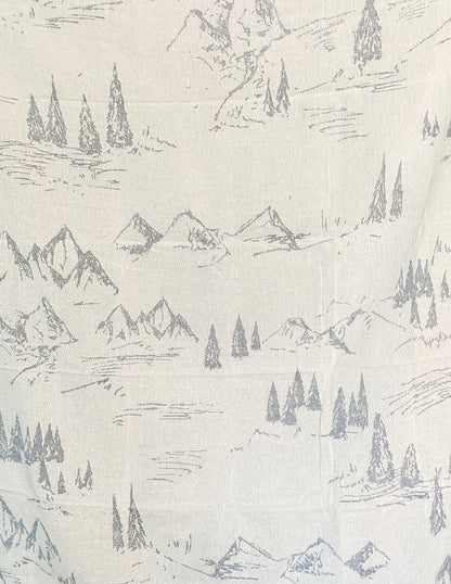 Elevated Faith Mountainscape Throw Blanket