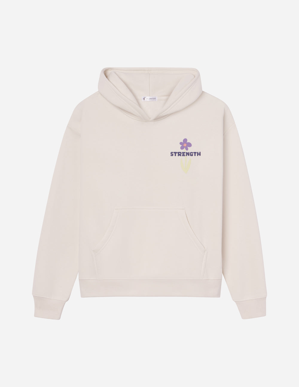 Elevated Faith My Strength Floral Unisex Hoodie