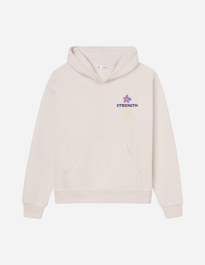 Elevated Faith My Strength Floral Unisex Hoodie