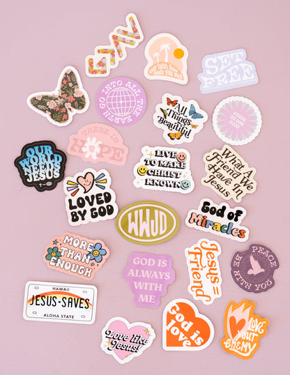 Elevated Faith Mystery Sticker 4-Pack