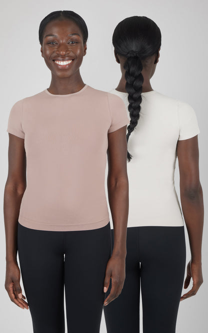 90 Degree by Reflex 2 PK Short Sleeve Top