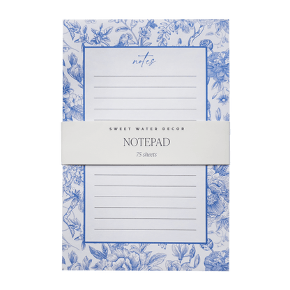 Blue Delft Notepad