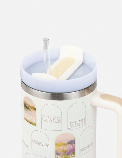 Elevated Faith NT Bible Checklist 40 oz Tumbler