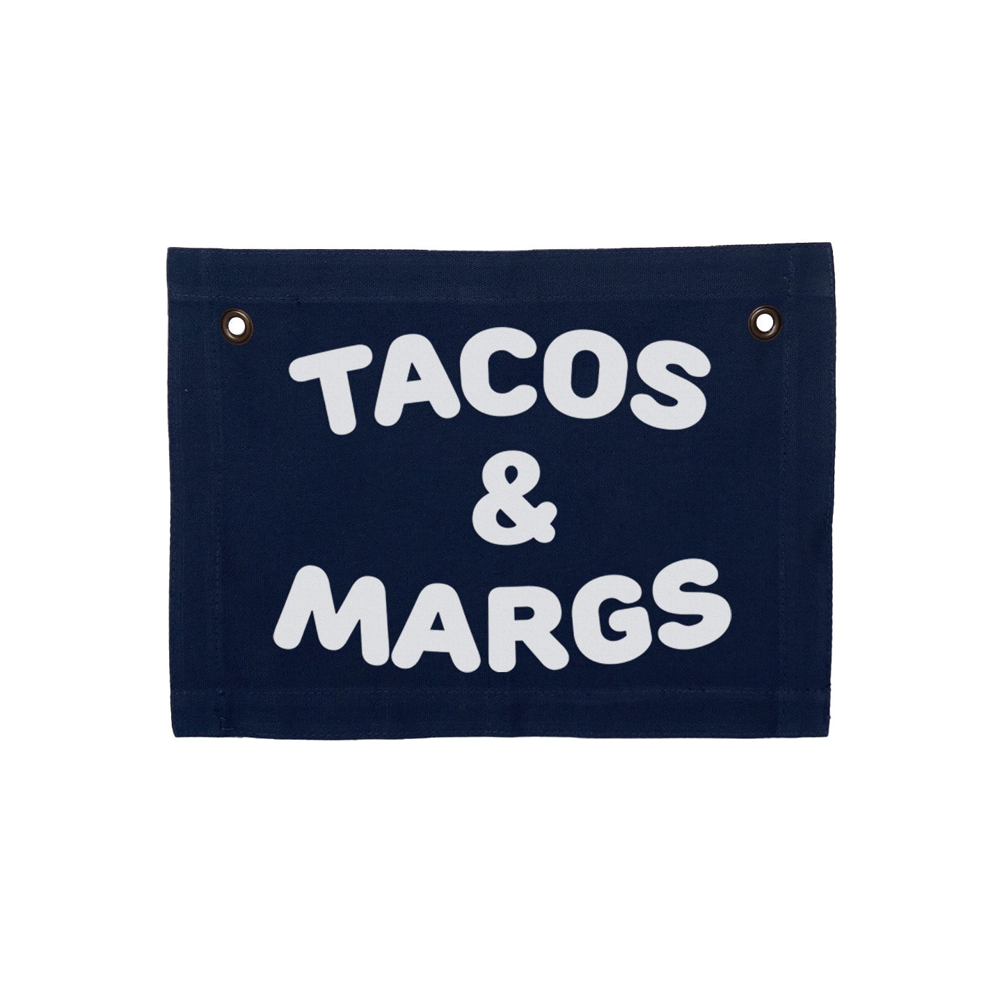 Frankie Jean Tacos & Margs Small Canvas Flag