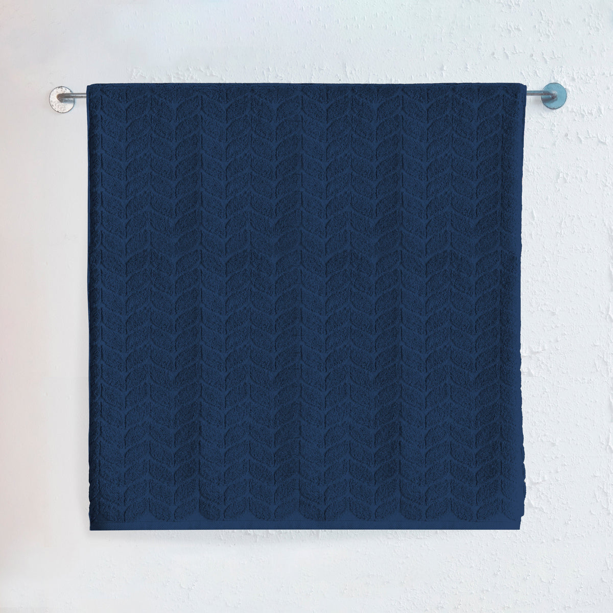 Elegant Comfort 1-Piece Premium Turkish Cotton Braided Jumbo Towel, 35x 70 inch