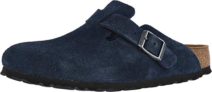 Birkenstock Boston Soft Footbed Suede Leather Clogs