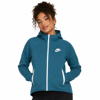 Nike Sportswear Tech Fleece Cape Women Hoodie Blue Force/Blue Force-White