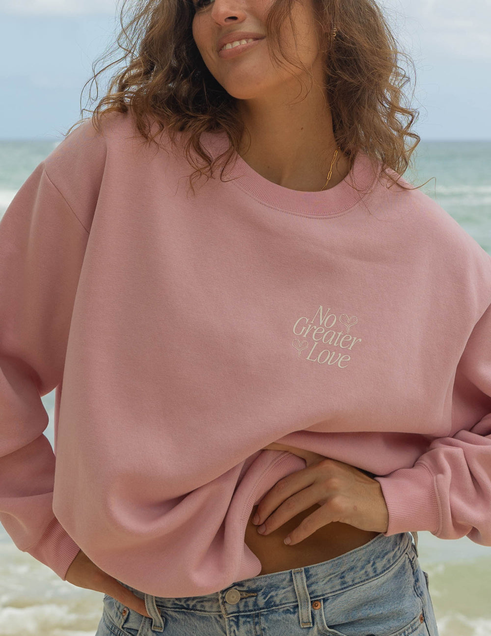 Elevated Faith No Greater Love Unisex Crewneck