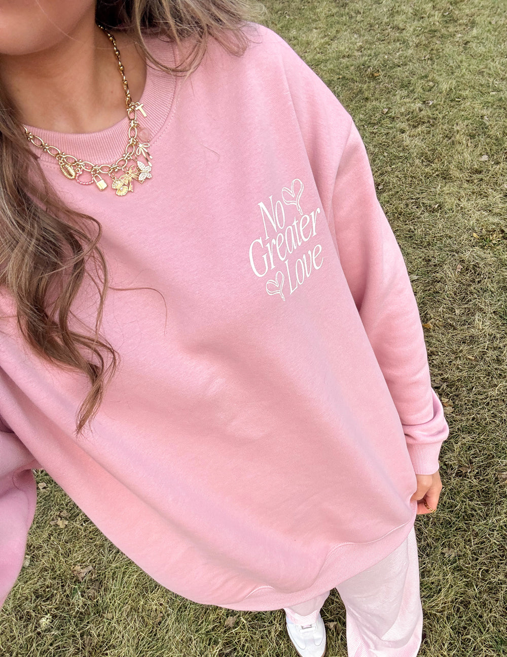 Elevated Faith No Greater Love Unisex Crewneck