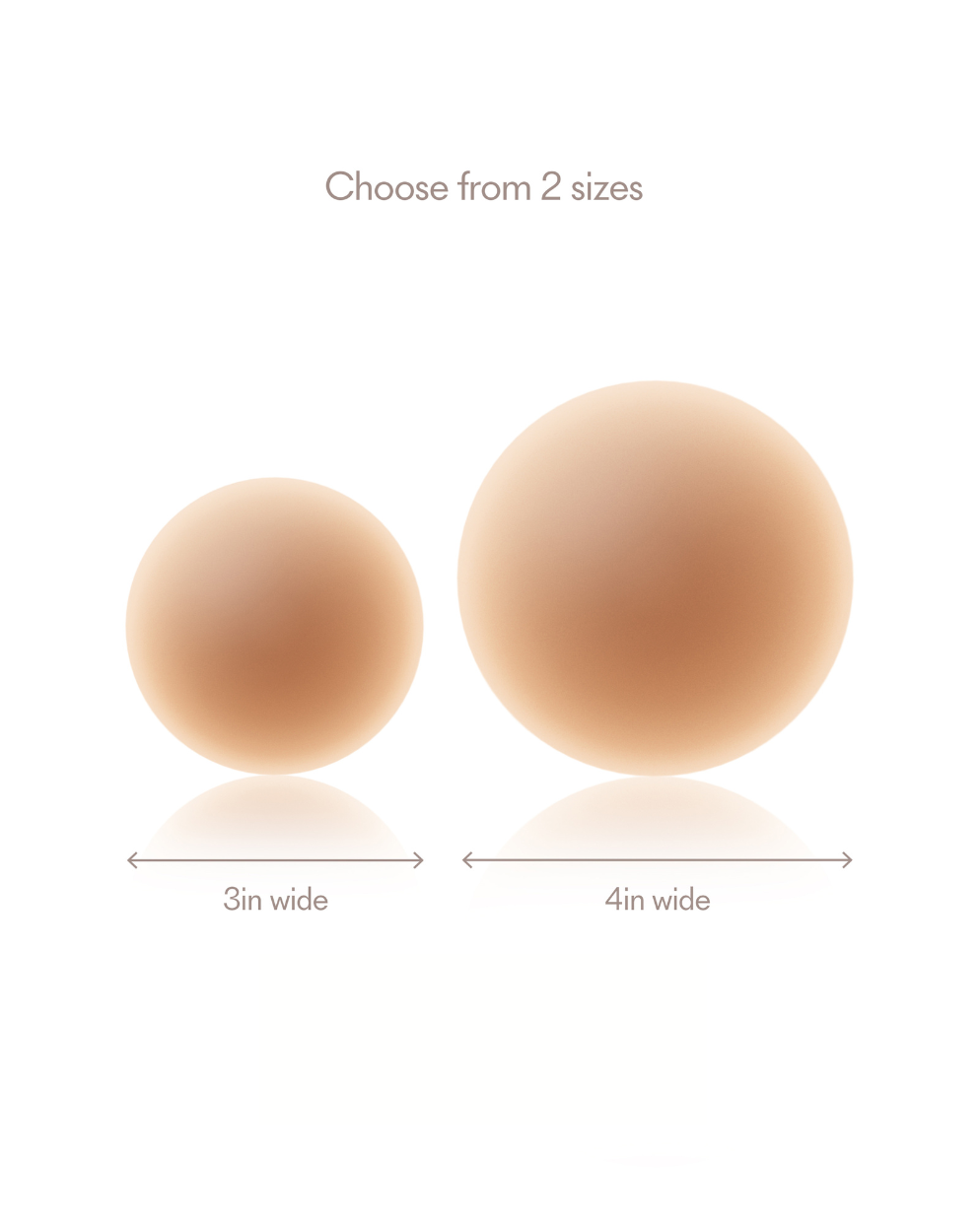 No-Show Adhesive Reusable Nipple Covers