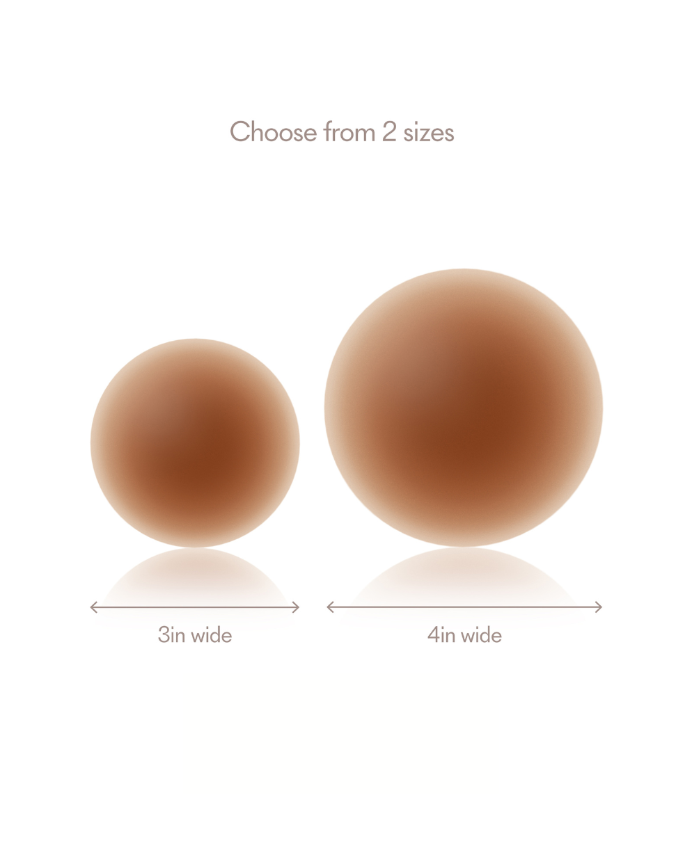 No-Show Adhesive Reusable Nipple Covers