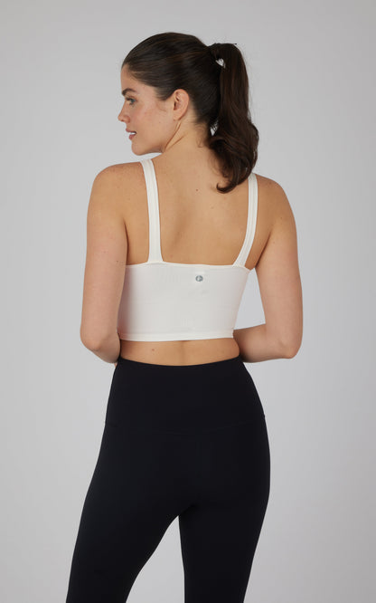 90 Degree by Reflex Stonewash 2 PK Scoop Neck Bralette Tank