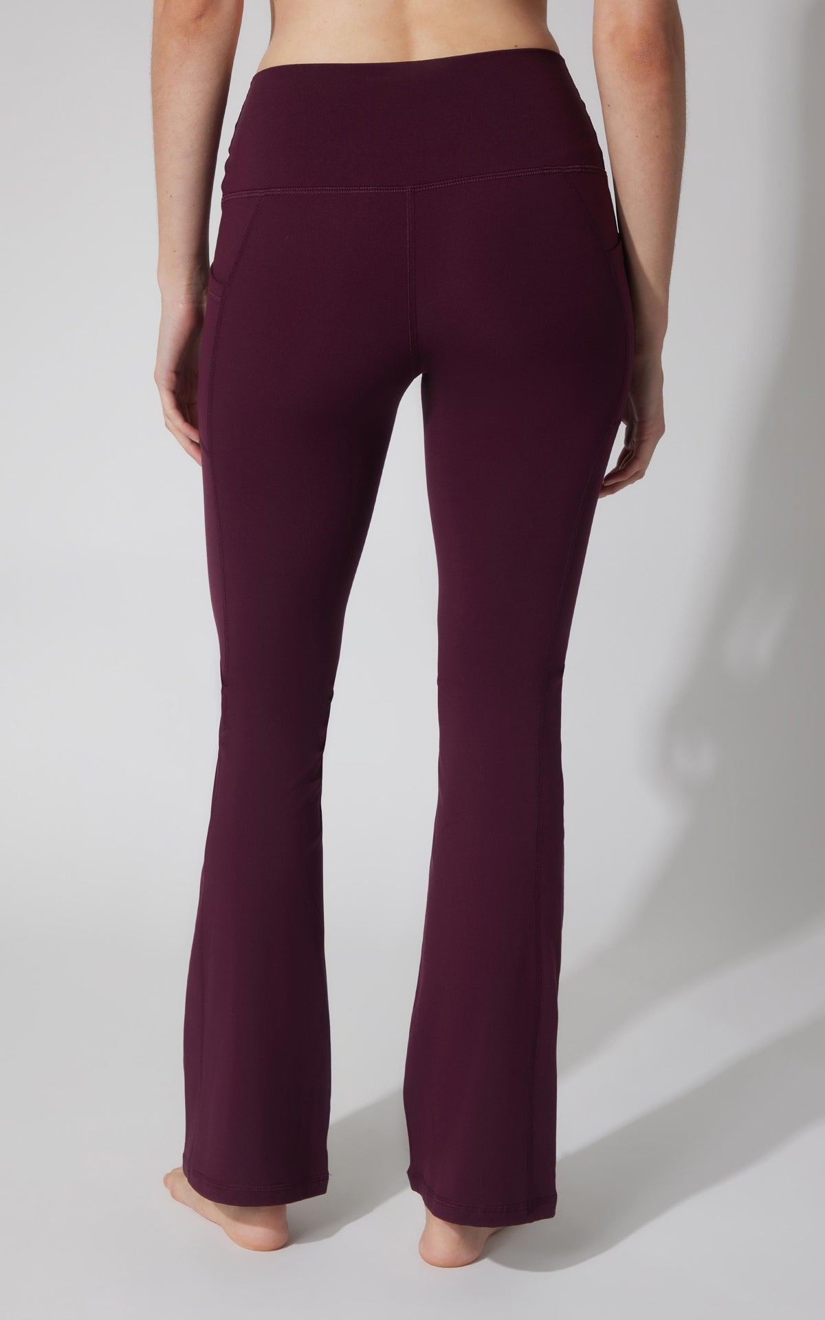 90 Degree by Reflex Polarlux Tribeca Elastic Free Full Length Side Pocket Flare Leg Pant