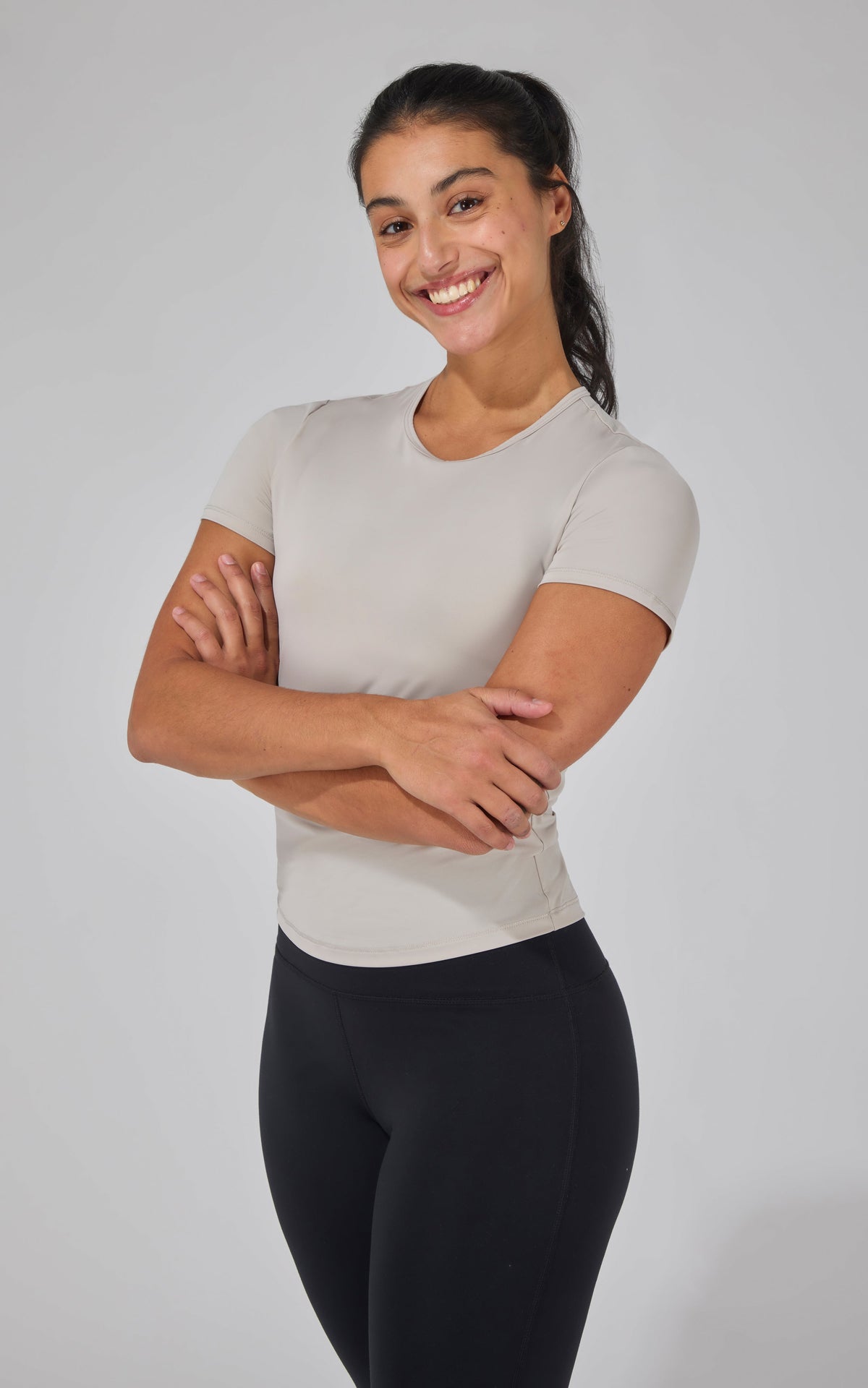 90 Degree by Reflex 2 Pk Air Cloud Jersey Meet and Greet Length Short Sleeve Shirt