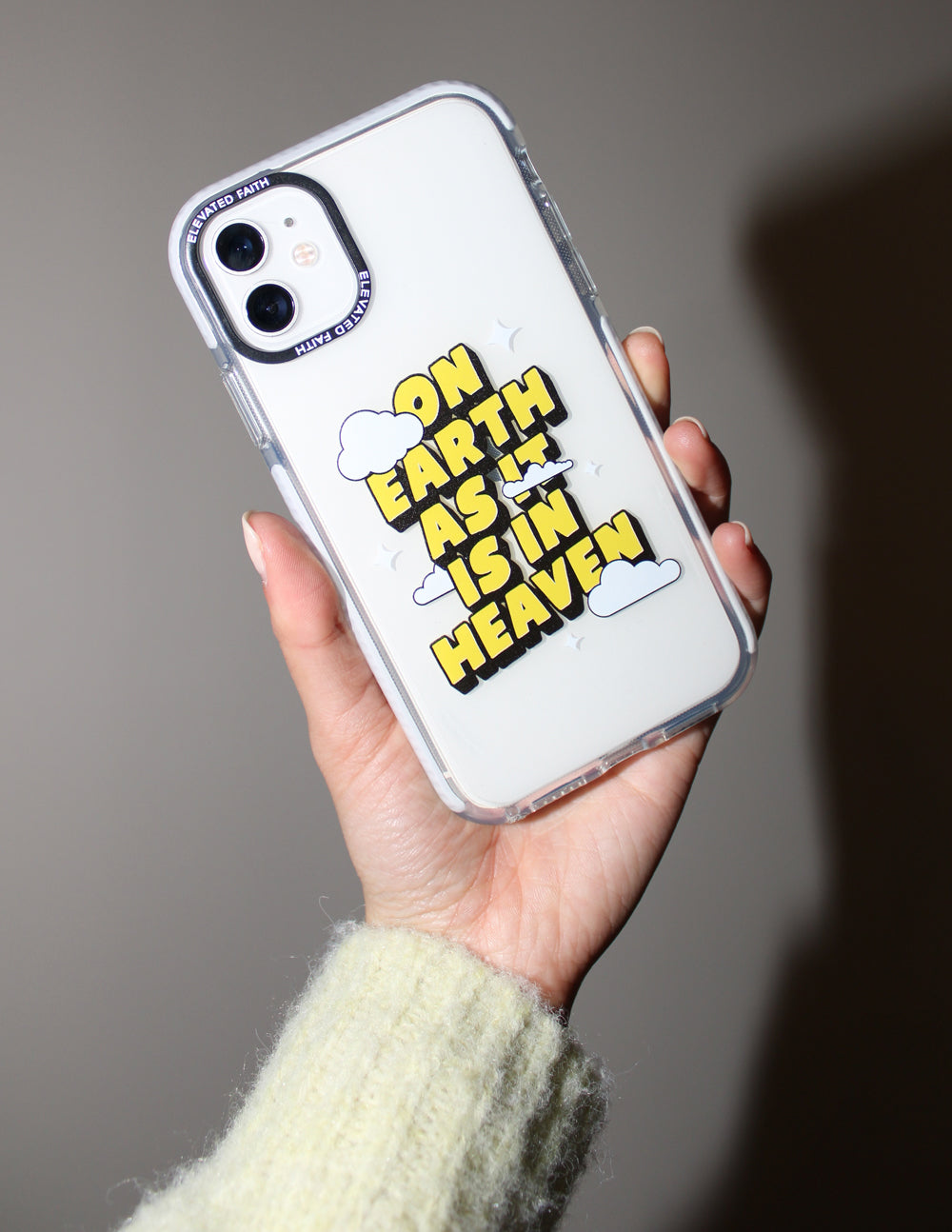 Elevated Faith On Earth as it is in Heaven Phone Case
