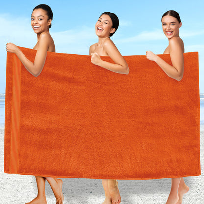 Elegant Comfort 1 Piece Premium Turkish Cotton Oversized Bath Sheet Towel 40 x 80 Inch