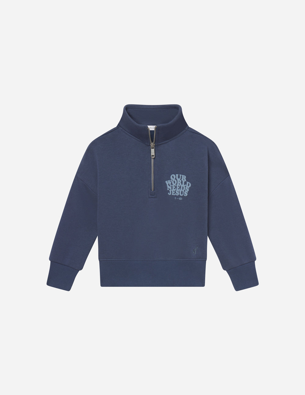Elevated Faith Our World Needs Jesus Kids Half-Zip