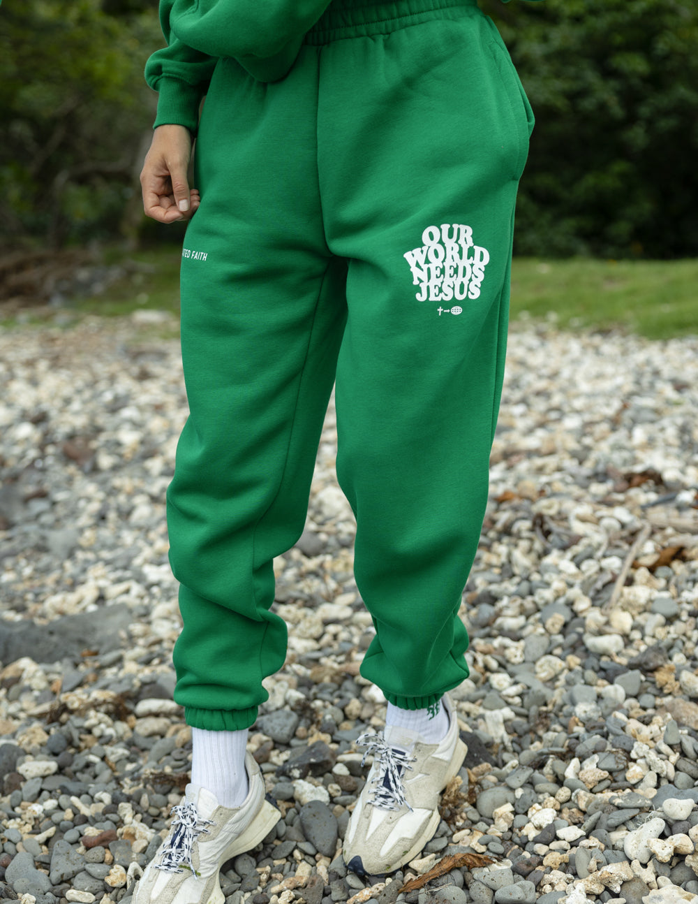 Elevated Faith Our World Needs Jesus Unisex Sweatpant