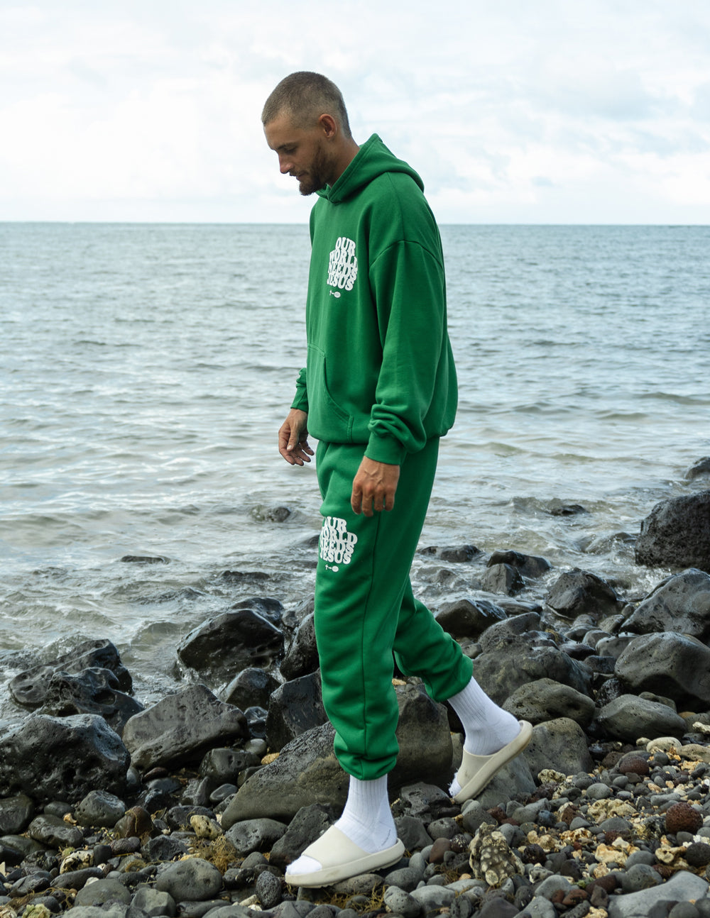 Elevated Faith Our World Needs Jesus Unisex Sweatpant