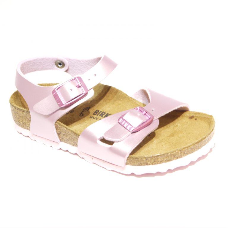 Birkenstock Rio Kids Birko-Flor Electric Metallic Lilac