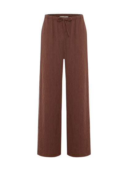 Kaya Drawstring Pants - Terracotta