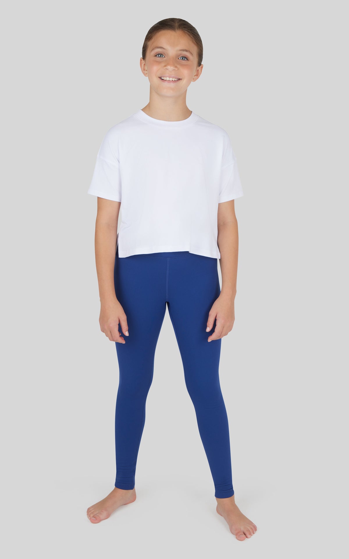 90 Degree by Reflex Girls 2 Pack Polarlux Everyday Full Length Tight and Polarlux Everyday Flared Leg Pant