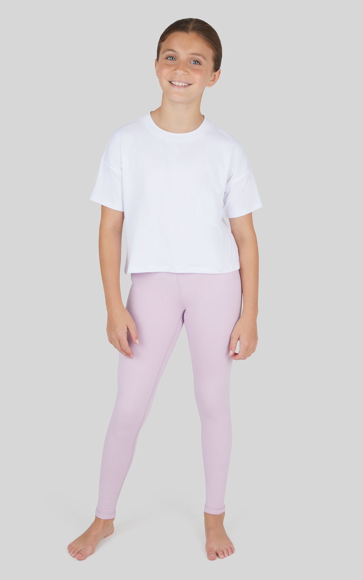 90 Degree by Reflex Girls 2 Pack Polarlux Everyday Full Length Tight and Polarlux Everyday Flared Leg Pant